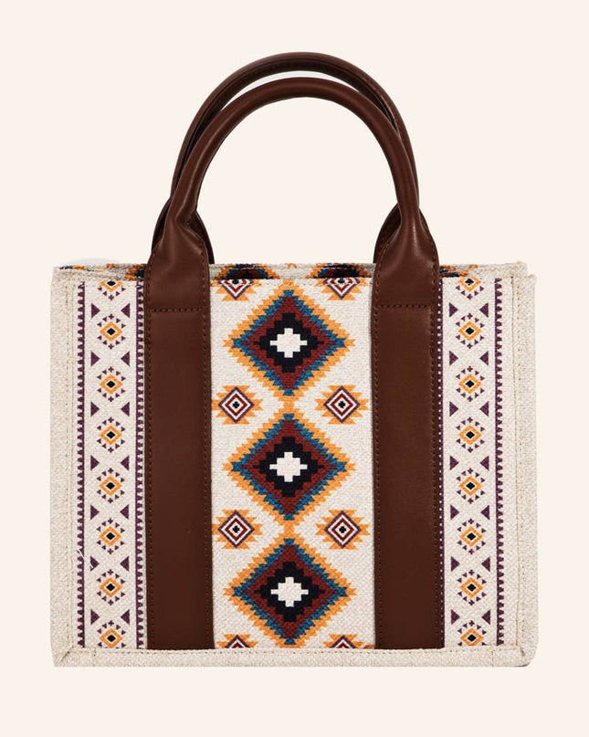 Boho Western Pattern Square Bag