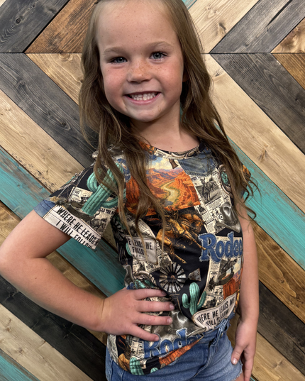 Mini Retro Rodeo Nights Top