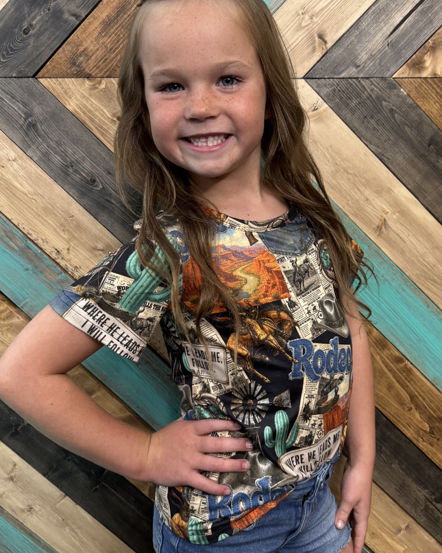 Mini Retro Rodeo Nights Top