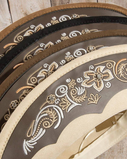Embroidered Strap With Stone Western Cowboy Hat