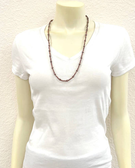 739107, 26" Handmade Copper Navajo Necklace