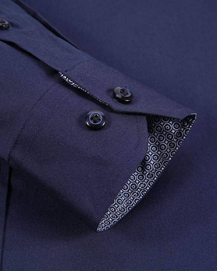 Mens Dress Shirts Long Sleeve Regular Fit Button Shirts-100