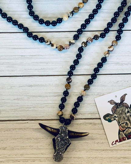 Steer Head Necklace #2