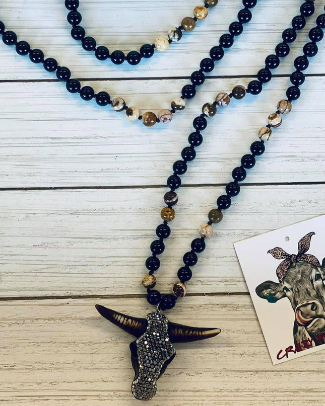 Steer Head Necklace #2