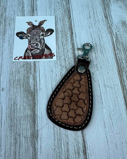 Small Tooled Keychain