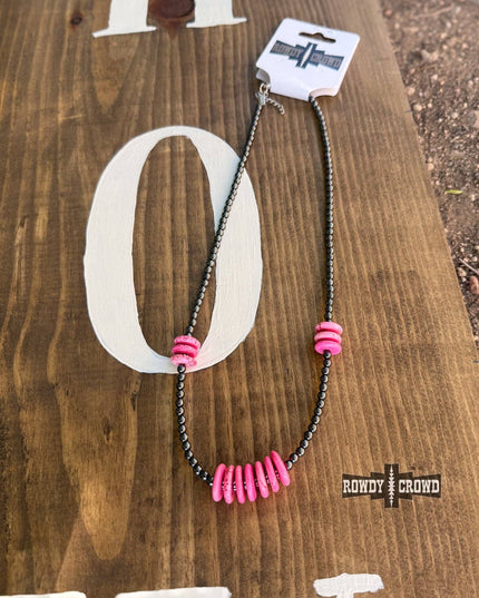 Pink Pony Necklace