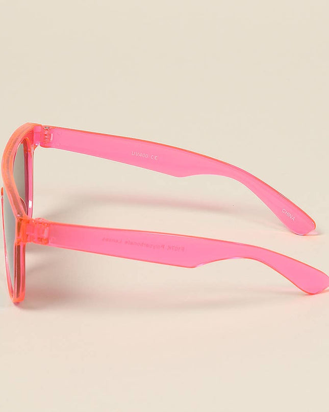 Kid's Flat Top Square Frame Sunglasses