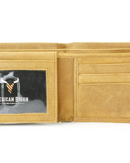 Bi-Fold Men’s Wallet with American Flag ABMW 25-2005