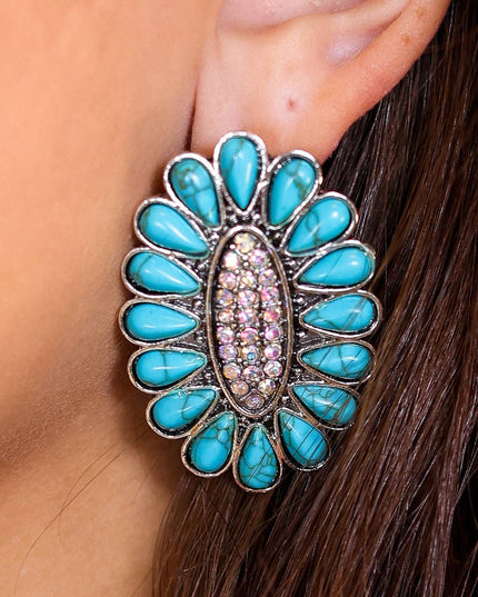 Turquoise Eternity Earrings