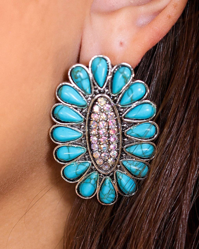 Turquoise Eternity Earrings