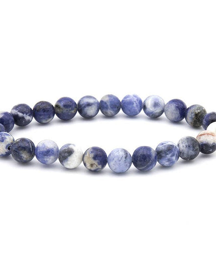 8MM Elastic Natural Stone Bracelets - CS