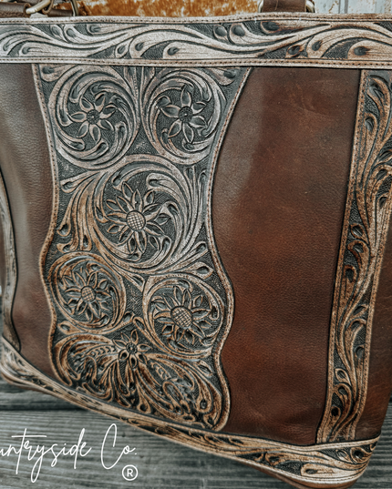 Adeline Leather Tote Purse