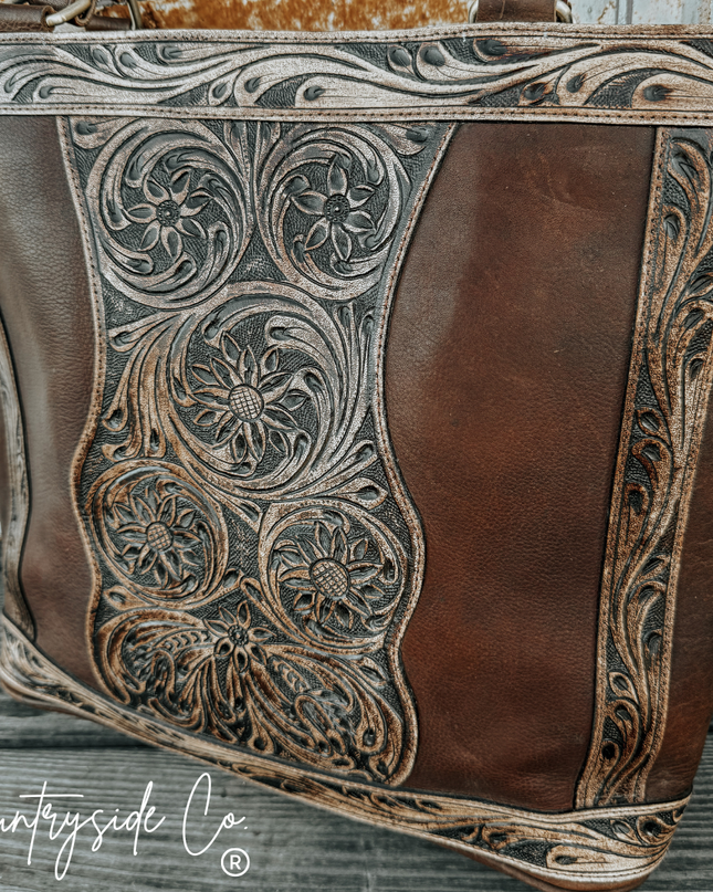 Adeline Leather Tote Purse