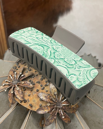 Cowgirl Tooled Hair Clip
