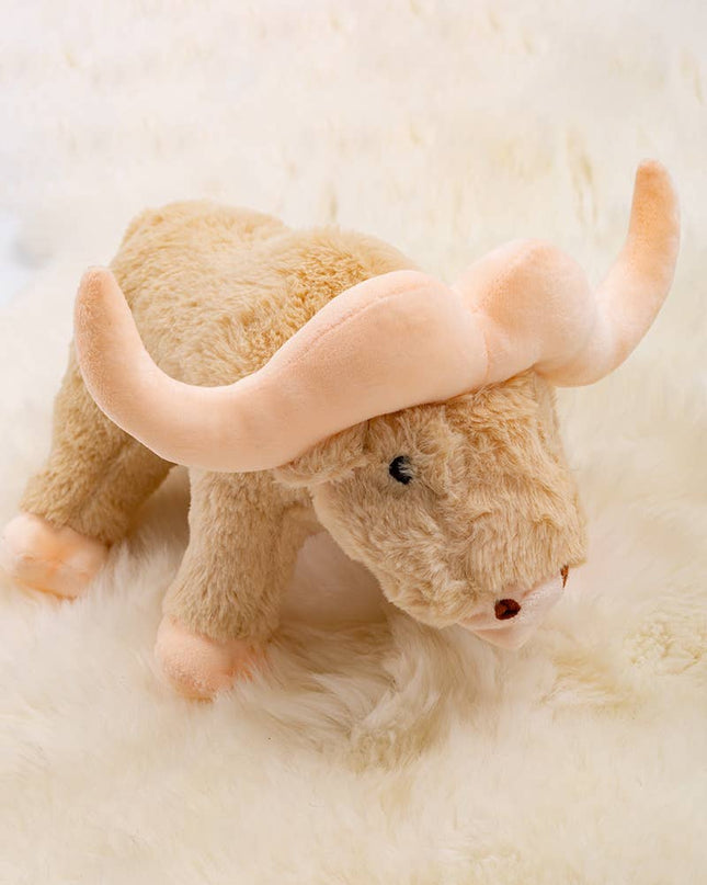 CREAM BUFFALO PLUSHY. ACG40027 M