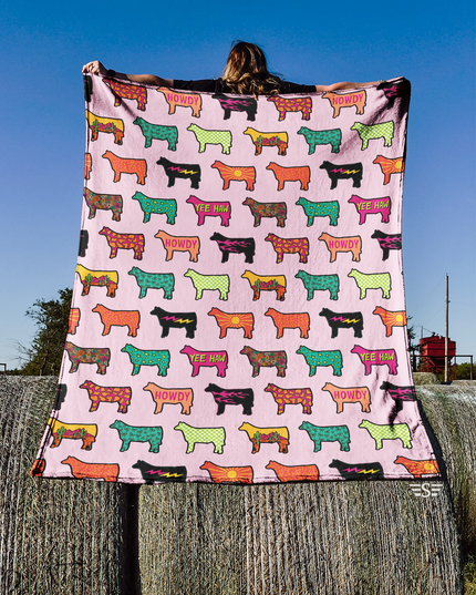 Stock Show Vibes Blanket
