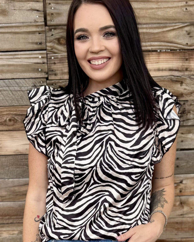 Savanna Stripe Top