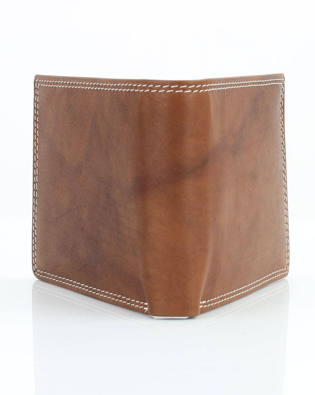American Bison Oil Pull Up Top Flap Bifold 15729