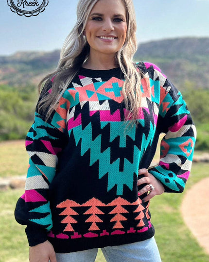 Western Lights Knit Sweater