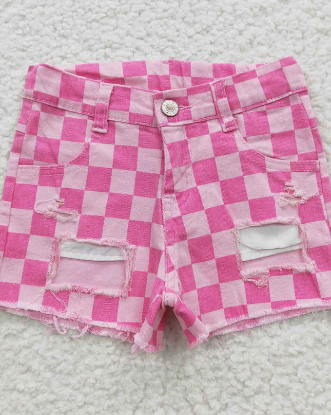 Sibling Baby Girls Denim Shorts Bottom