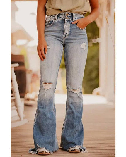 Stella Flared Washed-Out Jeans