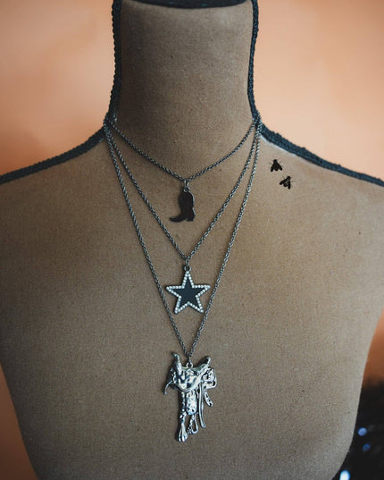 BLAZIN' SADDLE NECKLACE