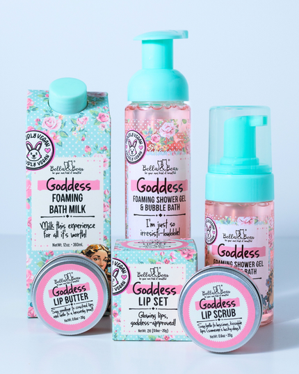 Goddess Lip Set | Lip Scrub & Lip Butter | Gift Set