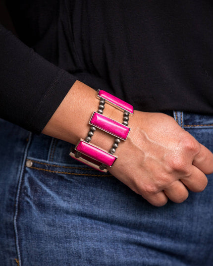 Pink Bar Stretch bracelet