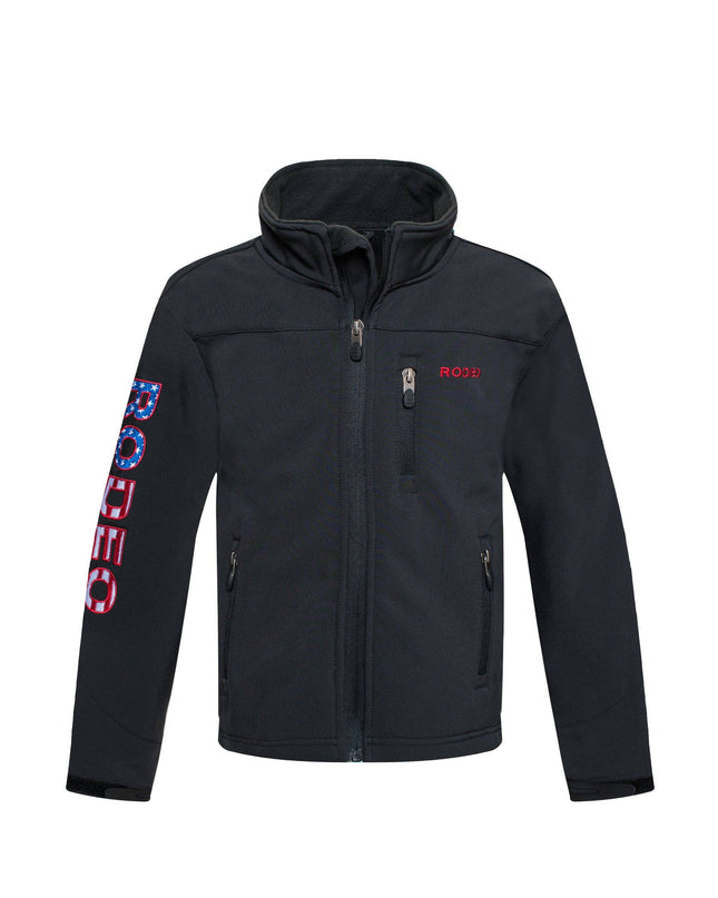 Boys Rodeo Embroidery Jacket -BNJ650-EMB-MHL-BLACK-US