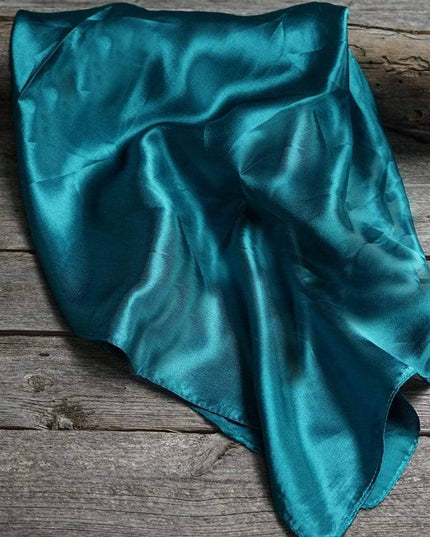 35X35" Solid Teal Wild Rag/ Scarf WRS5