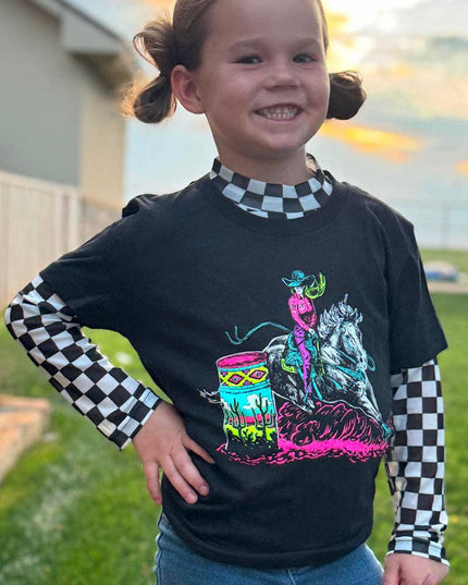 Mini Round The Track Mesh Top