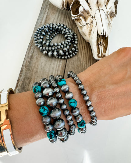 Western Navajo Style Bead Stretch Bracelets