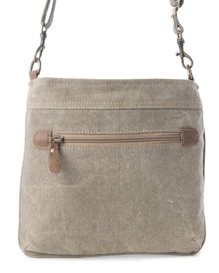 Aztec Hide Western Crossbody Bag for Women in olive with hairon detail