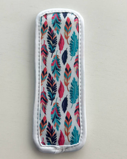 Neoprene Popsicle Holder "Feathers"