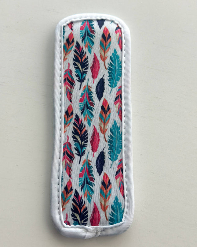 Neoprene Popsicle Holder "Feathers"