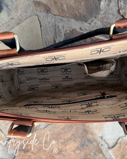 Laney Tooled Leather Handbag