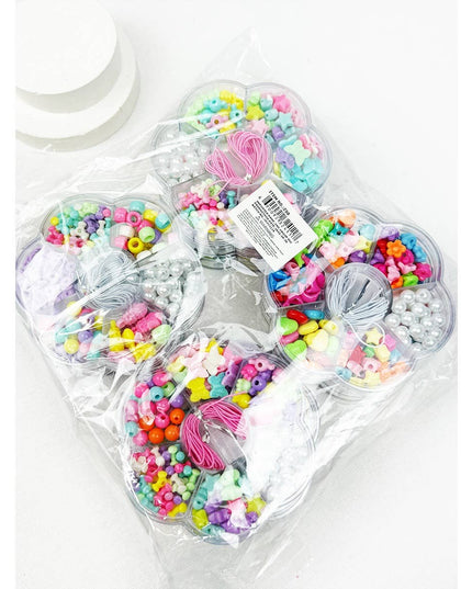 DIY Bracelet Making Pearl Color Mix Beads Set