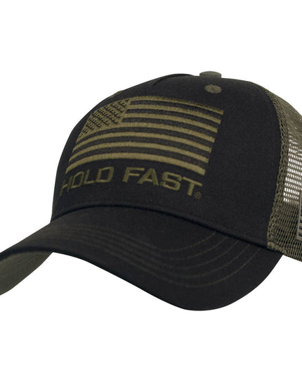 HOLD FAST Mens Cap Black Flag