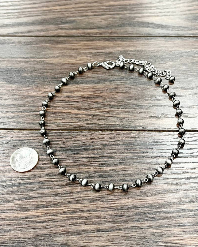 735657, 16" Handmade Navajo Interlocked Necklace