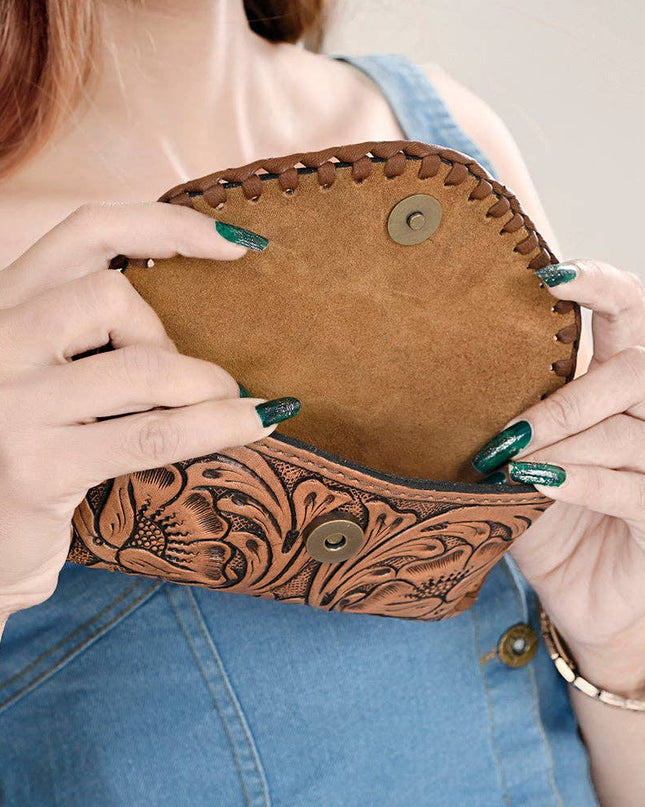 ADBG1203 Sunglass Case Genuine Western Leather Women Bag