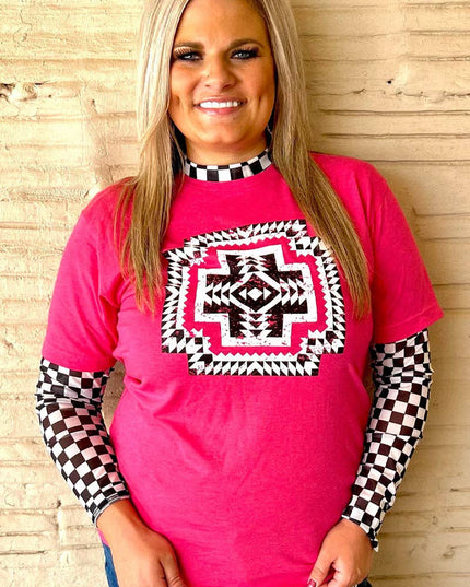 Round The Track Mesh Top