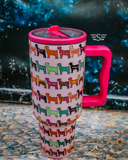 Stock Show Vibes 40oz Flip TopTumbler