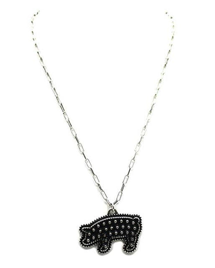Western Dot Bubble Pig Necklace