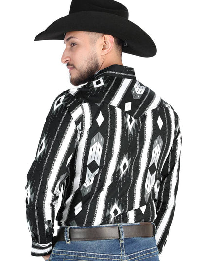 El General - Casual Long Sleeve Shirt - Black 44475