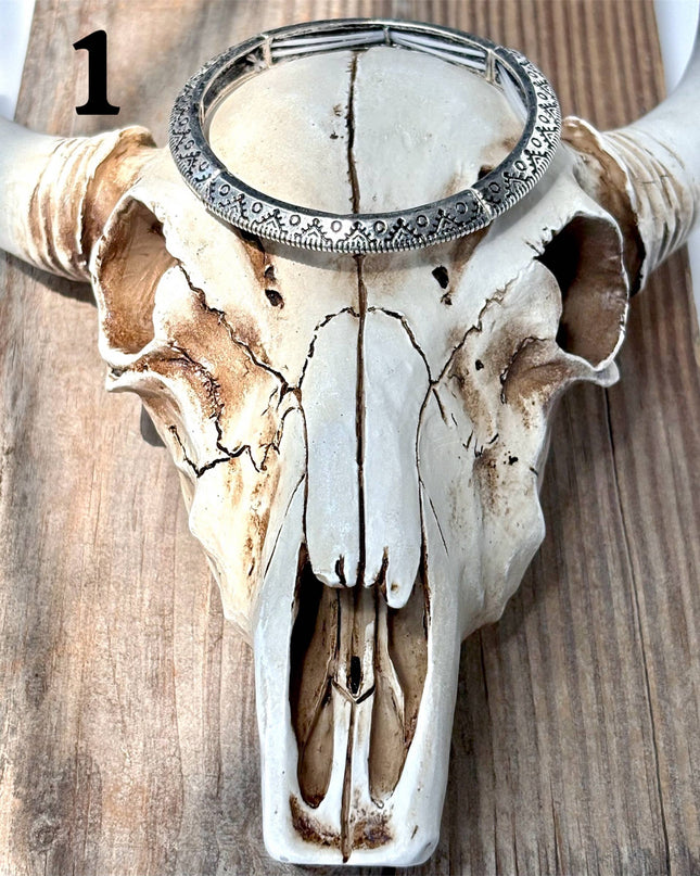 Western Style Aztec Pattern Stretch Bracelet