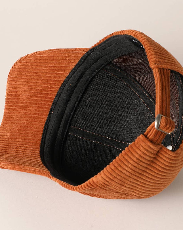 Howdy Darlin' Embroidery Patch Corduroy Cap