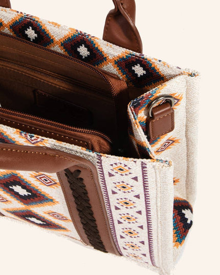 Boho Western Pattern Square Bag