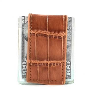 Money Clip: 1410 - Tan