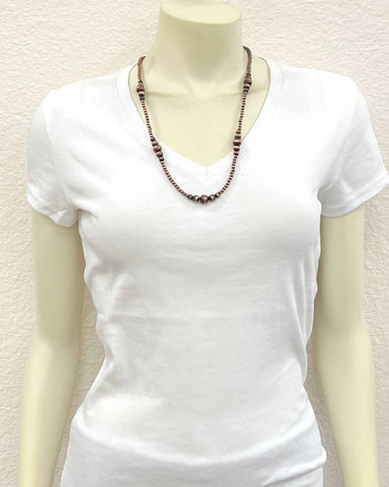 736510, Western Copper-tone Necklace