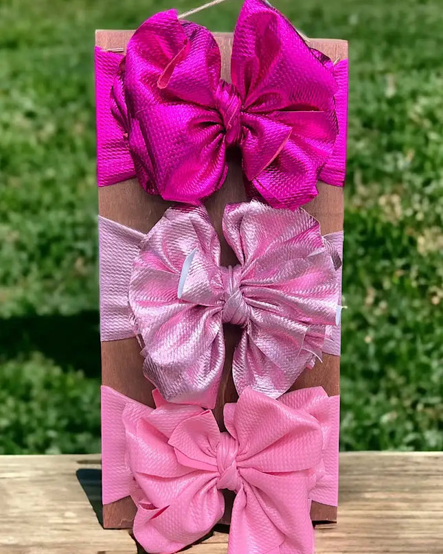 Metallic & Matte Faux Tassel Printed Fashion Headband